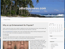 Tablet Screenshot of jdforbusiness.com